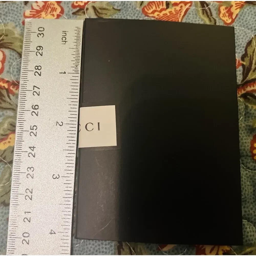 Gucci Authentic Black Gift Receipt Envelope 3”x4” Sticker Sealed